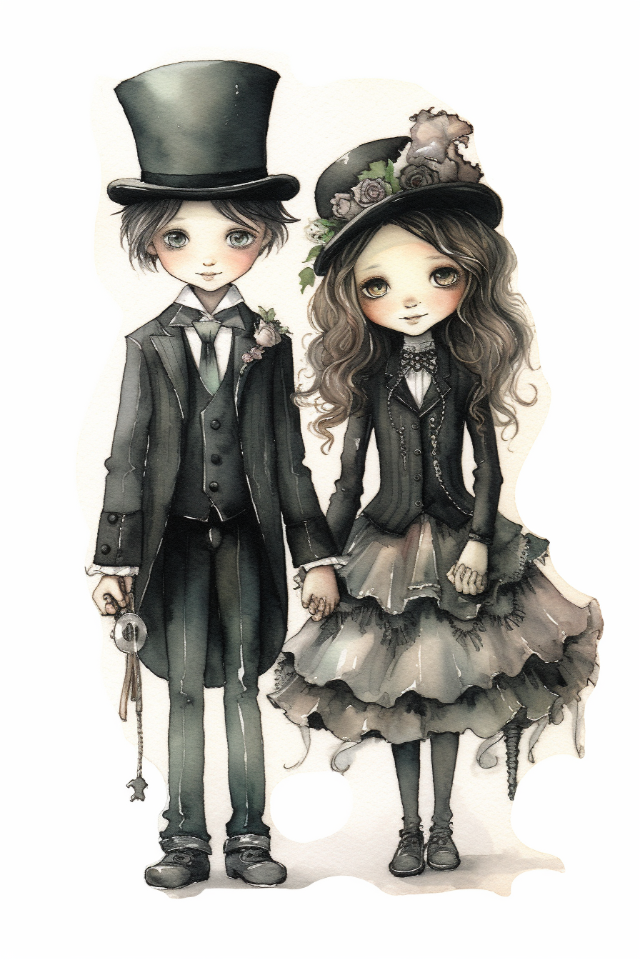girl wedding cliparts