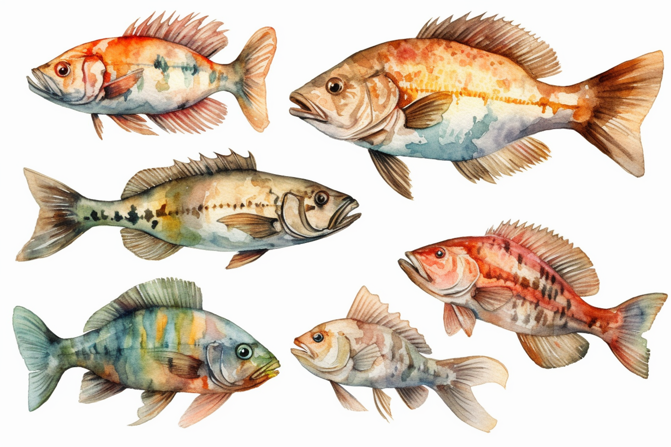 fried fish cliparts