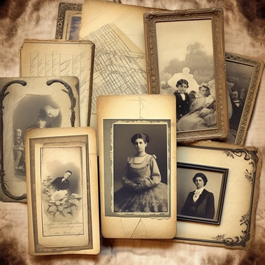 Vintage Photo Album Frames instant download ephemera, printable, digital collage, diary/junk journal, altered art, mixed media, clipart