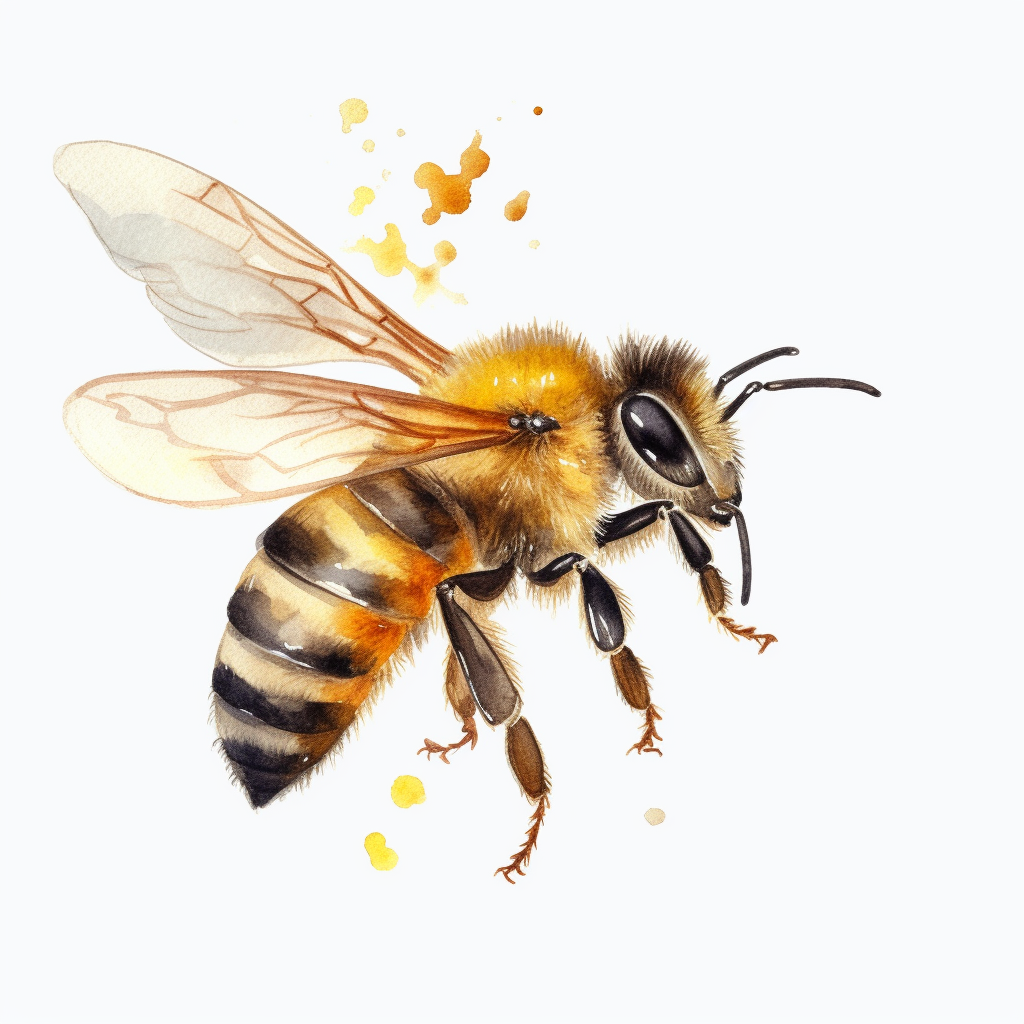 cute honeybee cliparts