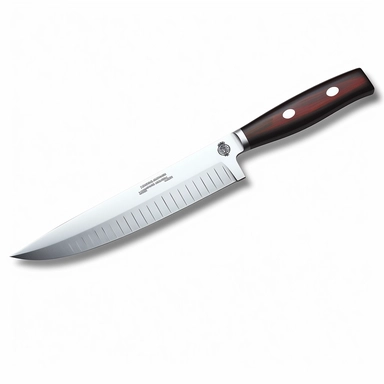 clipart image of a butcher knife on a white background