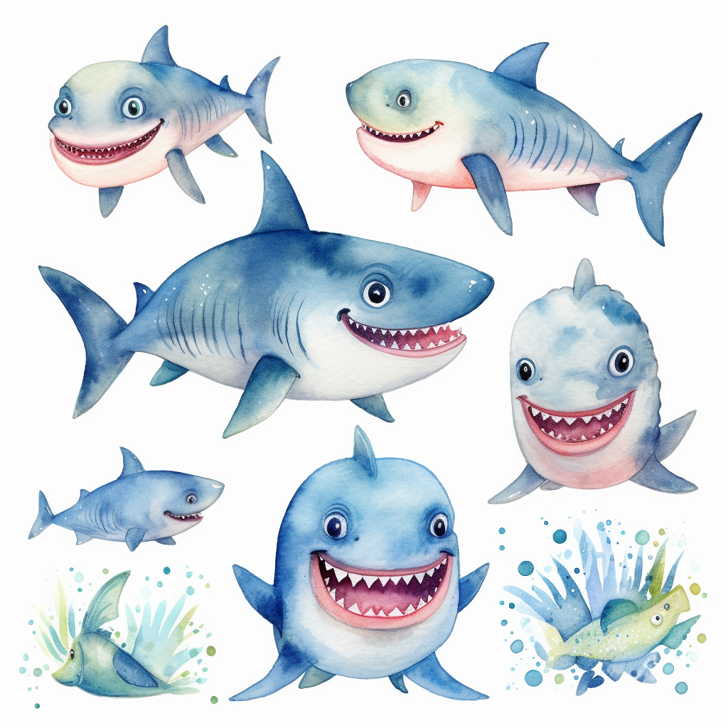baby shark clipart