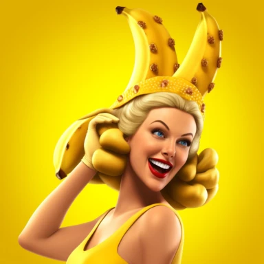 banaba clipart banana cartoons banana star clipart, in the style of gender-bending iconography, yellow and white, glamorous pin-ups, candid shots of famous figures, suburban ennui capturer, sculpted, rendered in maya