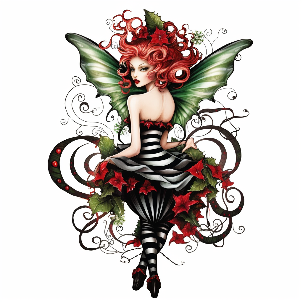 green fairies cliparts