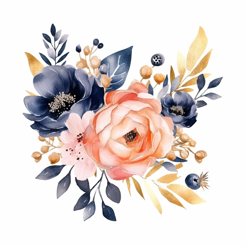 golden wedding cliparts