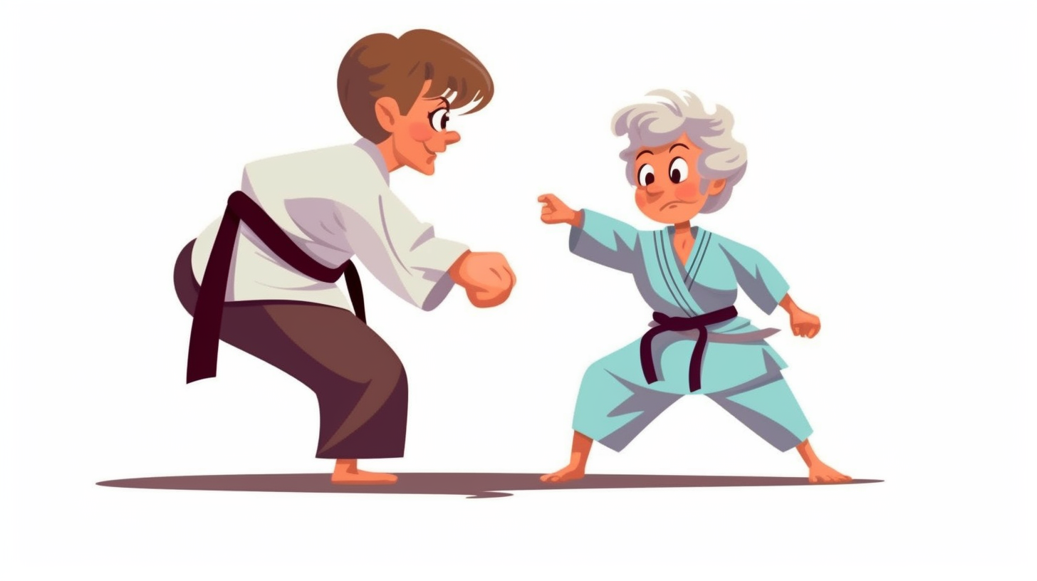 kicking cliparts