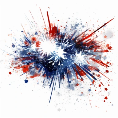 independences day clipart white background