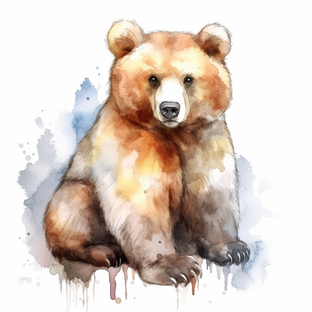 cute bear clipart
