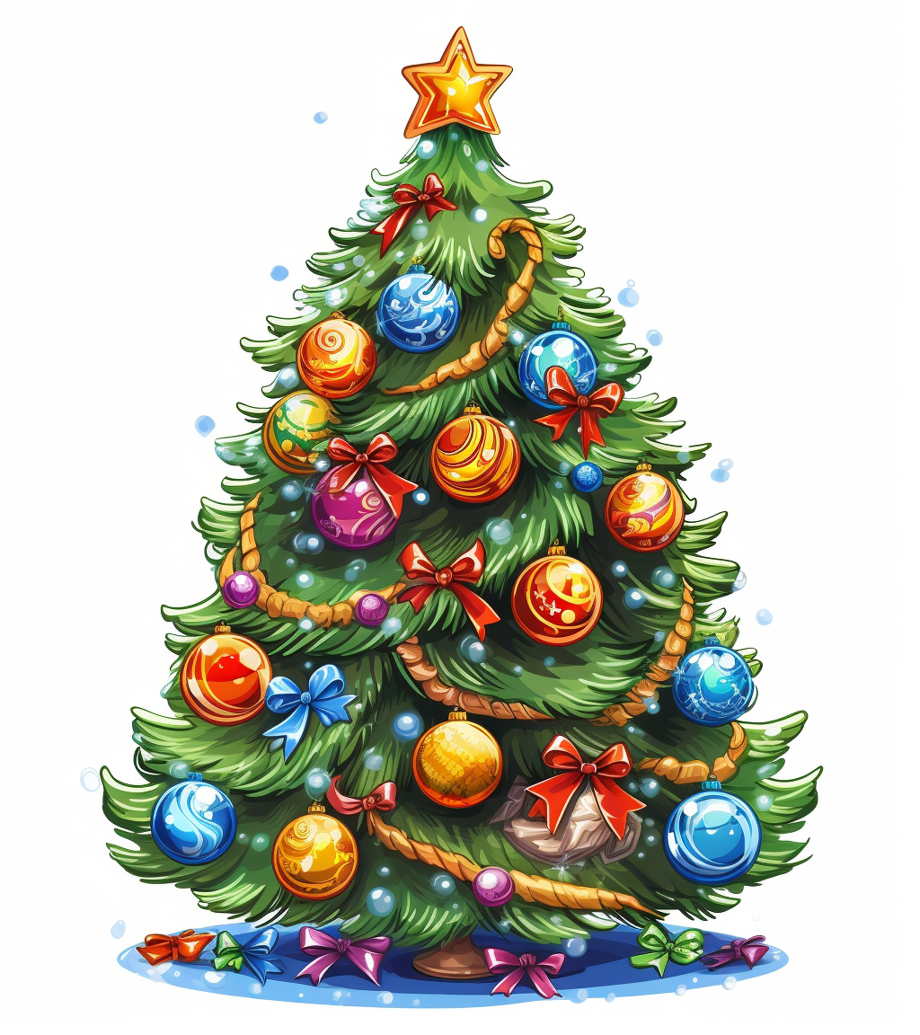 christmas trees clip art