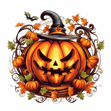 single halloween clipart vector png white background