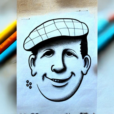 happy face clipart, printable outline art, withe background + insolated image