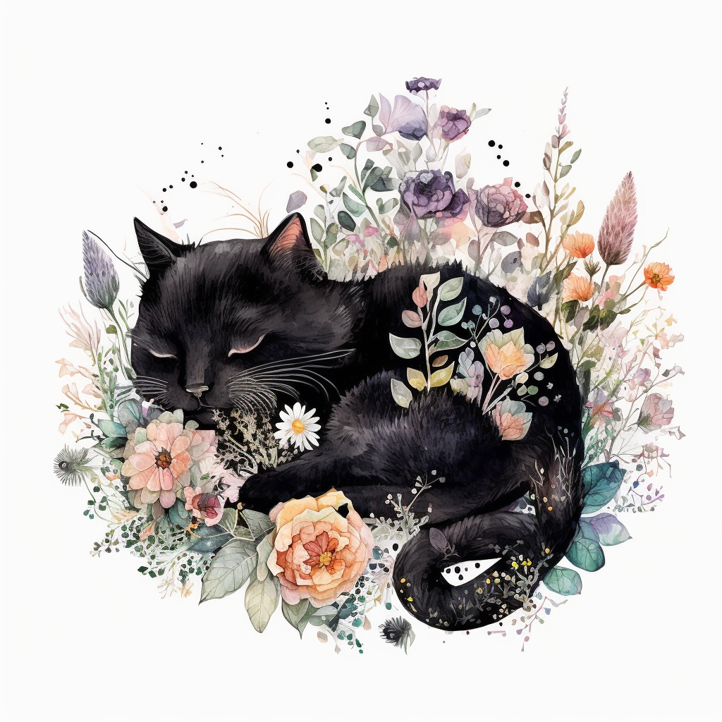 lazy cat cliparts