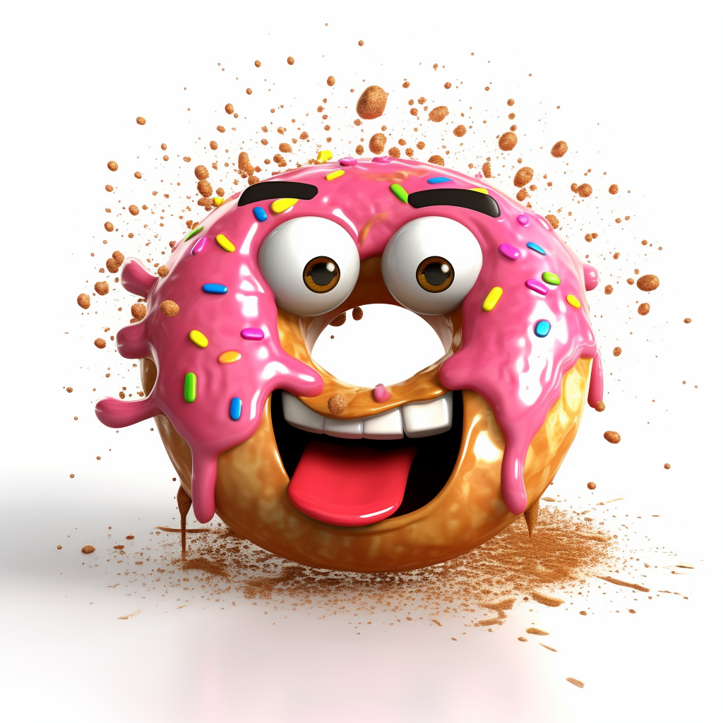 cartoon donut cliparts