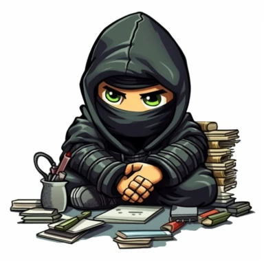 Procrastination Ninja Clipart