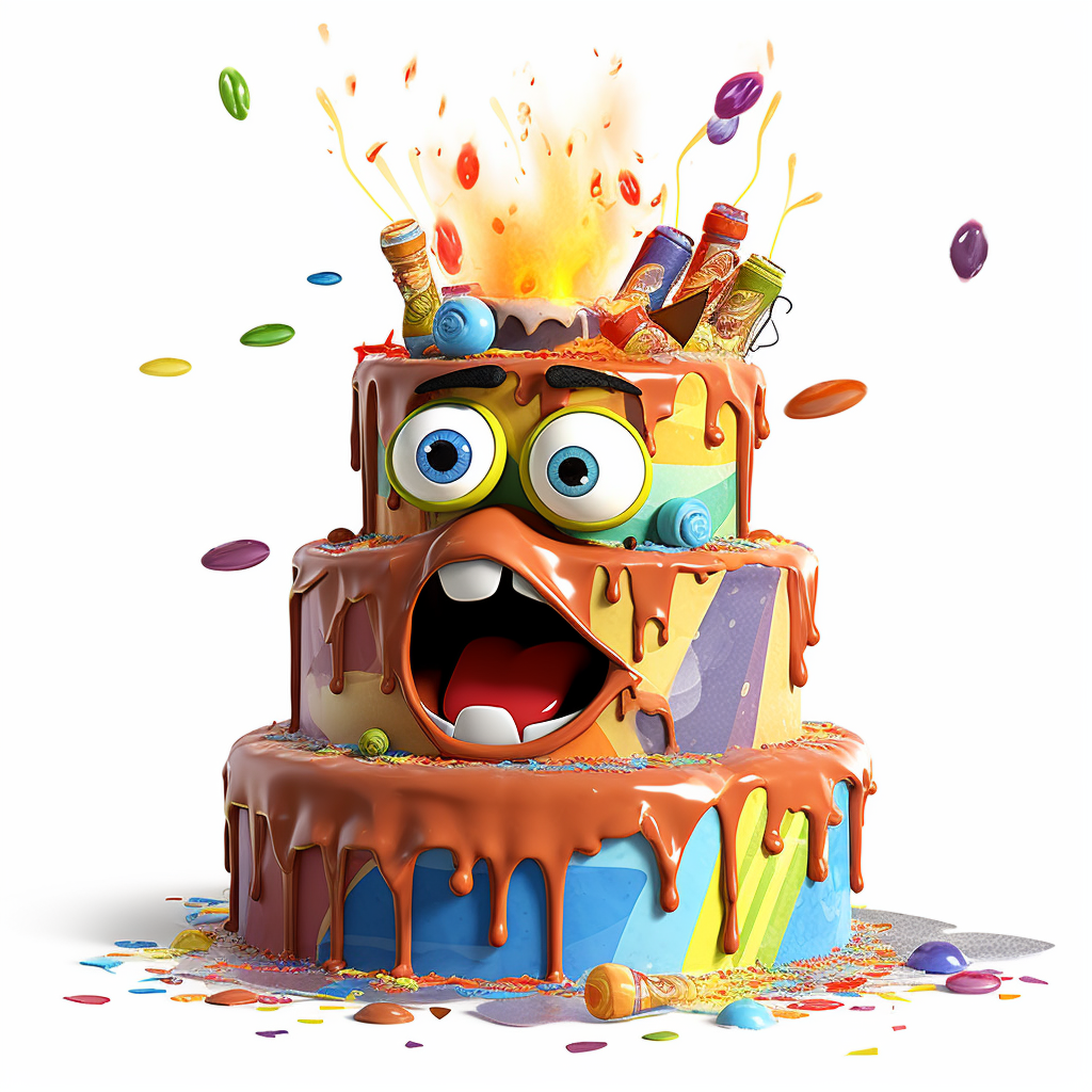 funny cake cliparts