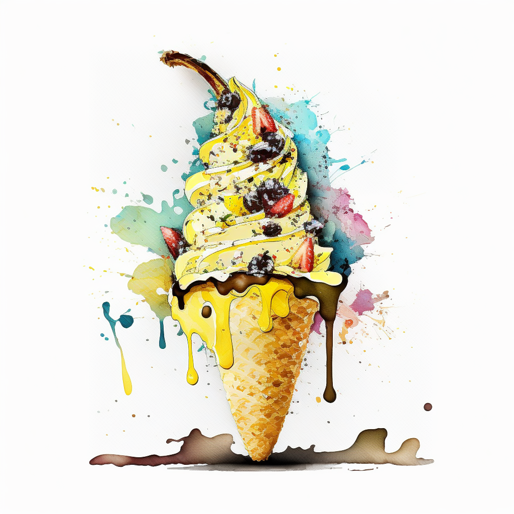 banana split clipart