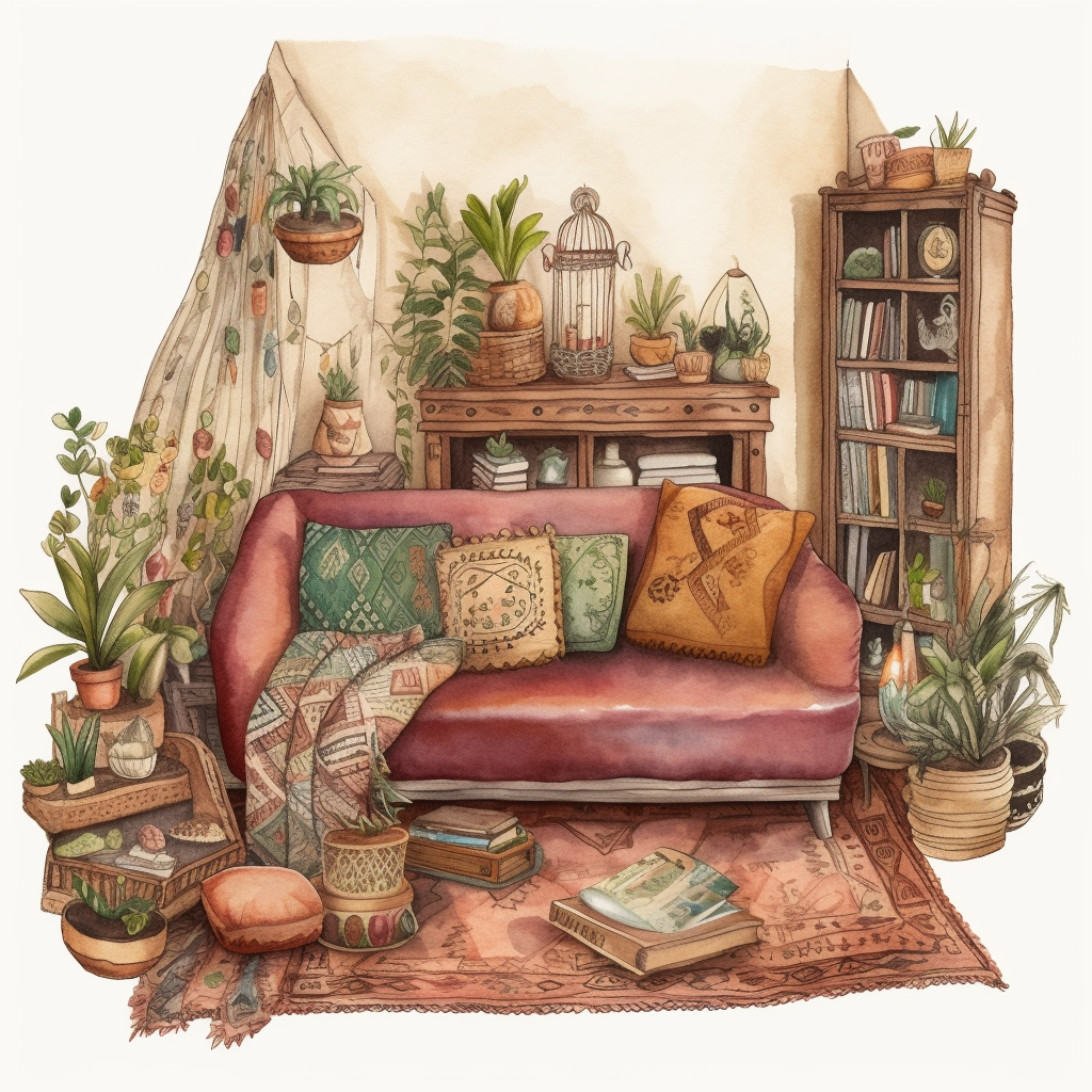 boho borders cliparts