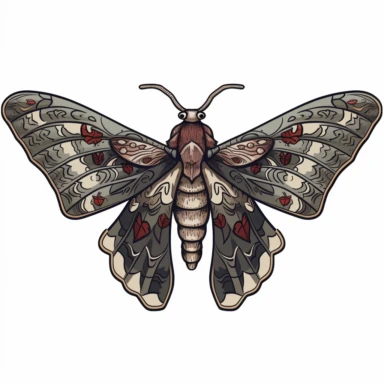 last of us inspired Moth ready for clipart