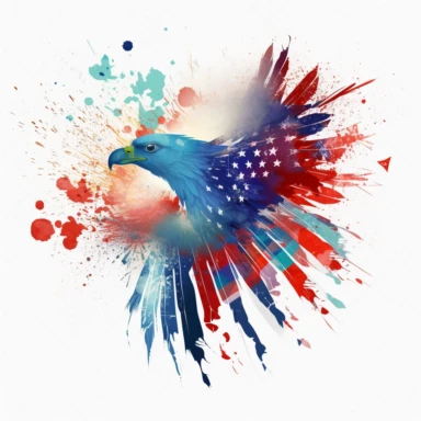 independences day clipart white background