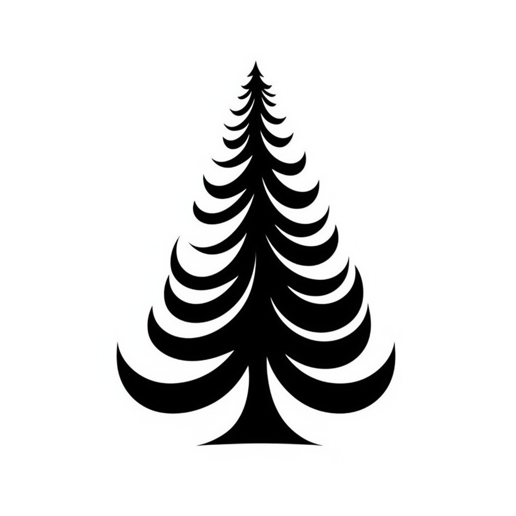 christmas silhouette cliparts