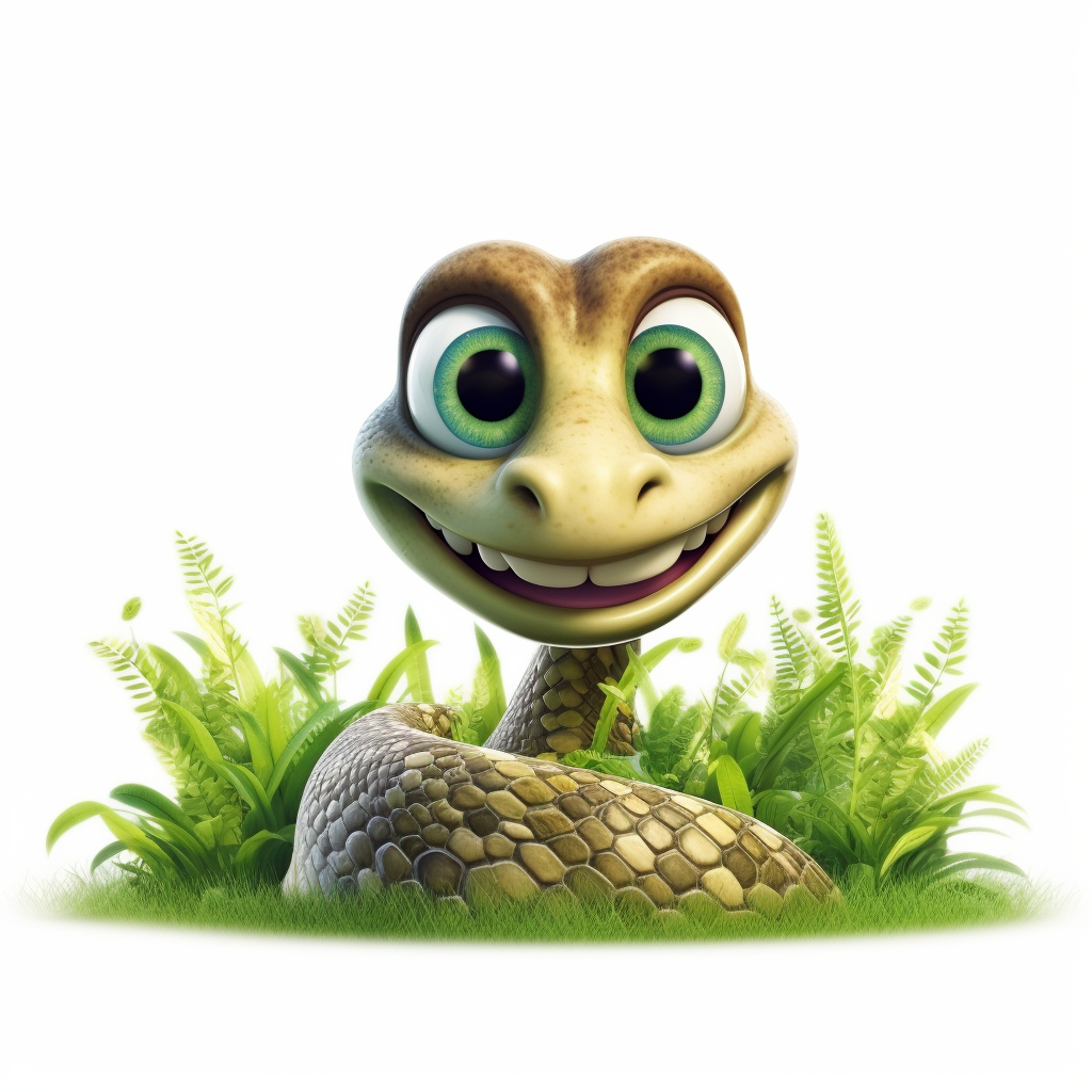 cartoon snake clipart