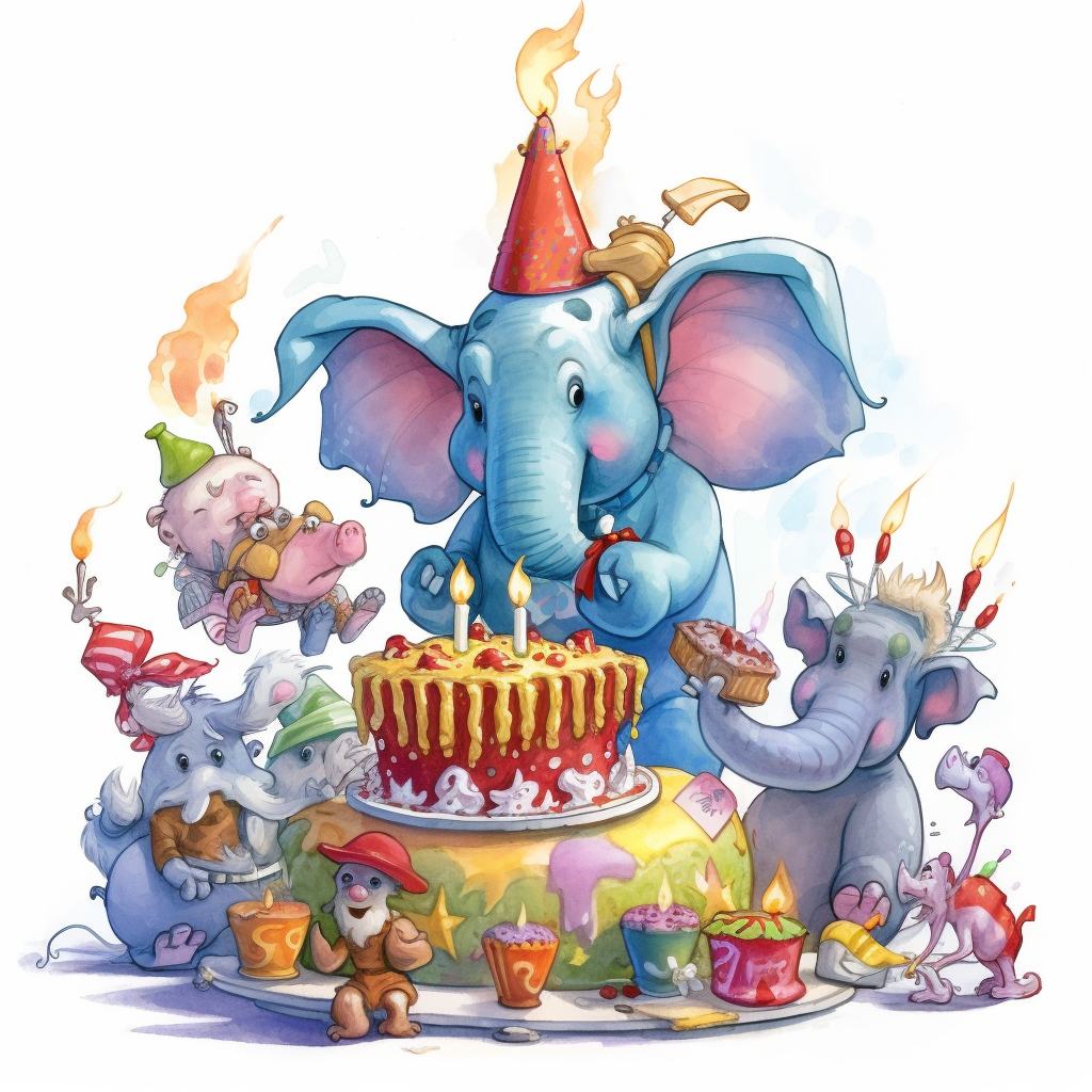 animal party cliparts