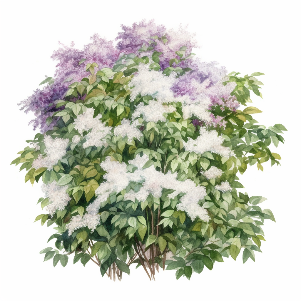 flower bush cliparts