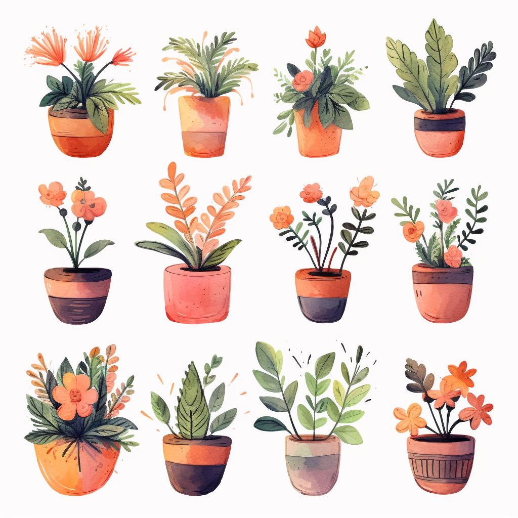 flower shapes cliparts