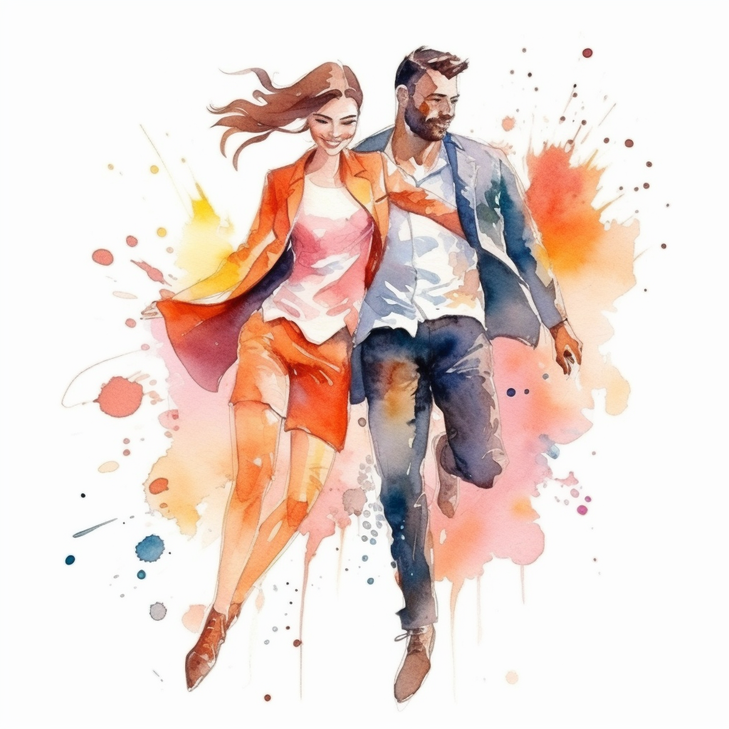 dancing couple clipart