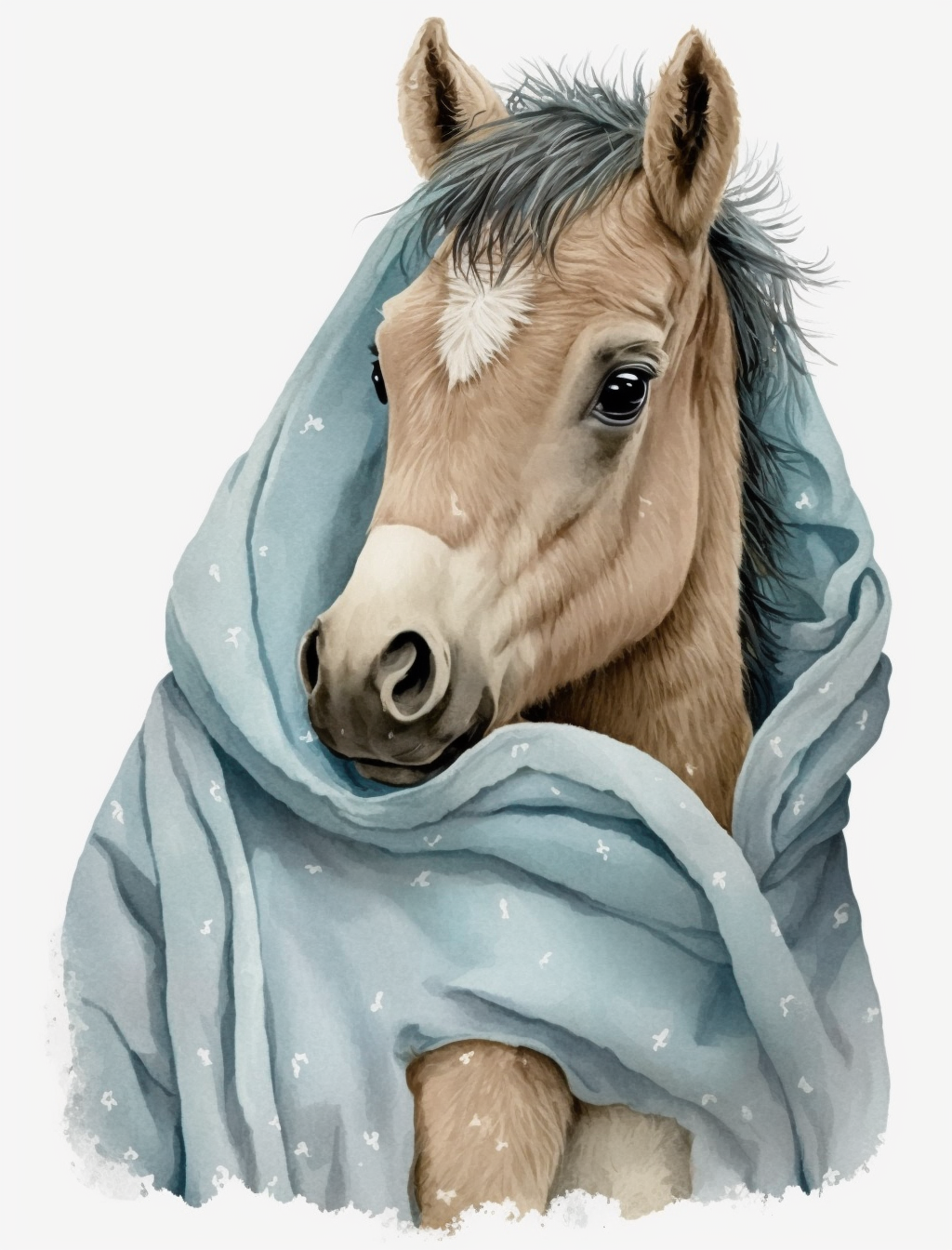 baby horse clipart