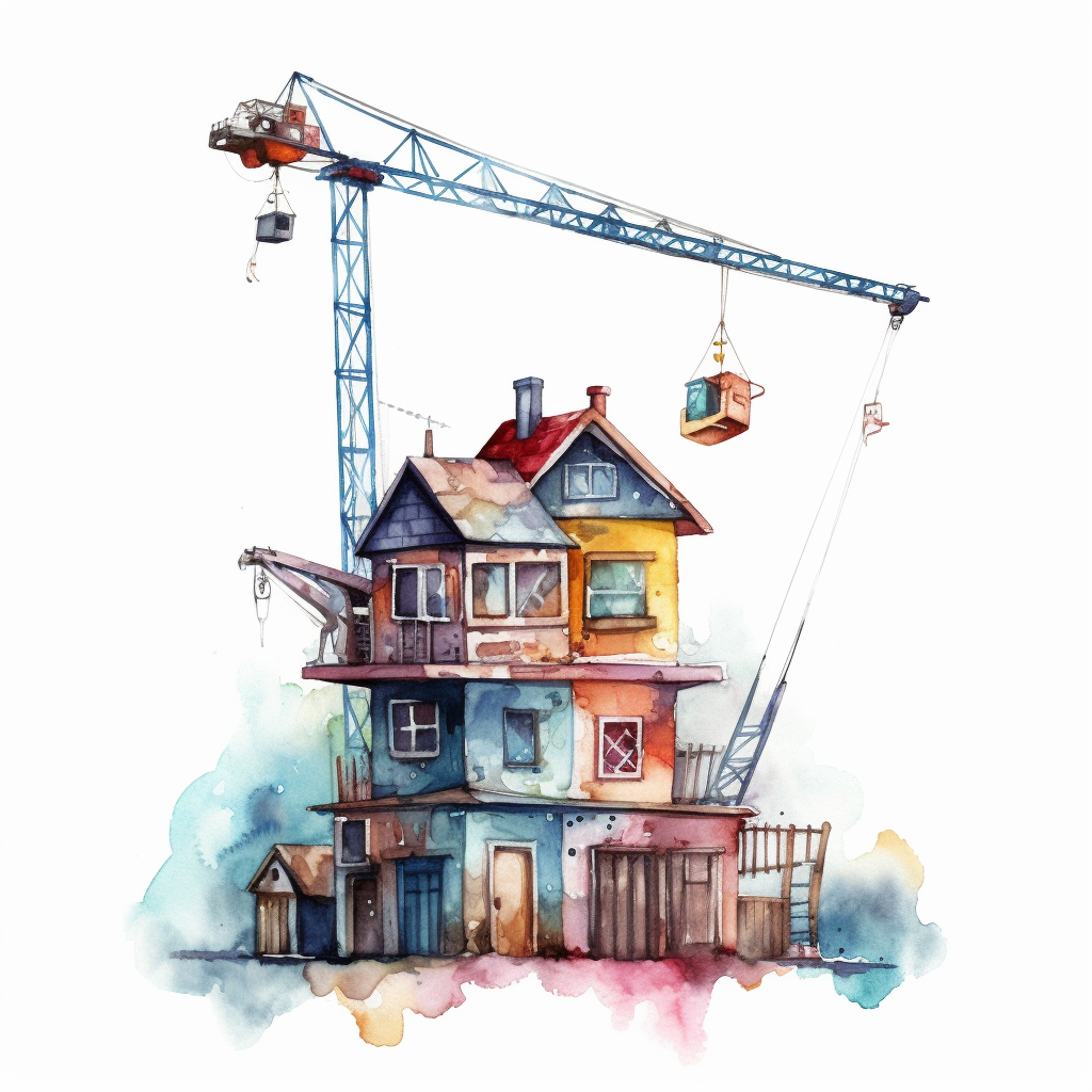 construction house cliparts