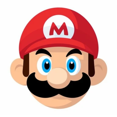 mario moustache clipart