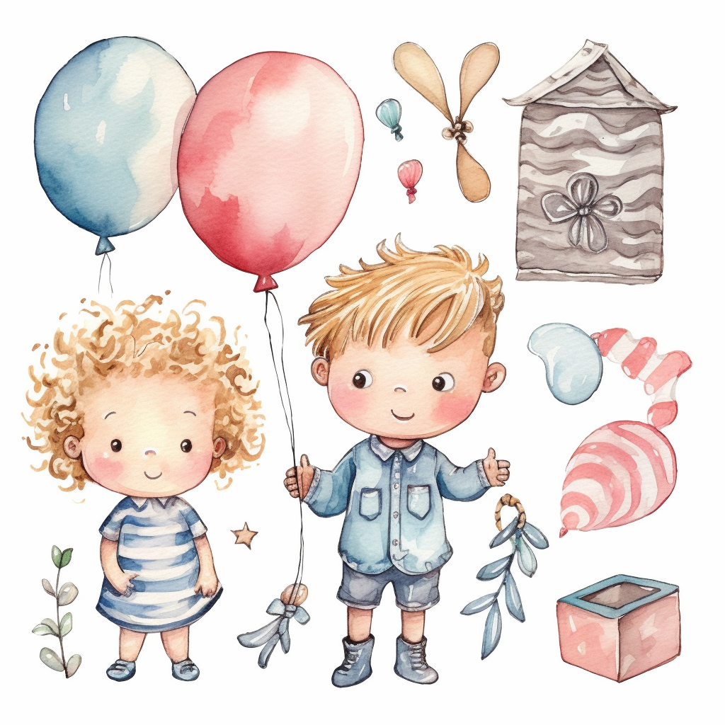 girl baby shower clipart