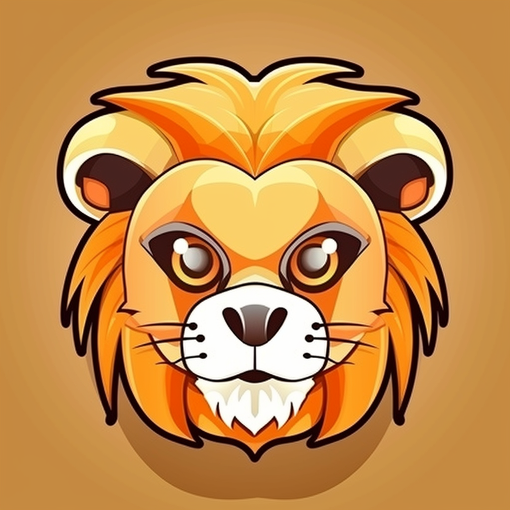 lion mascot clipart