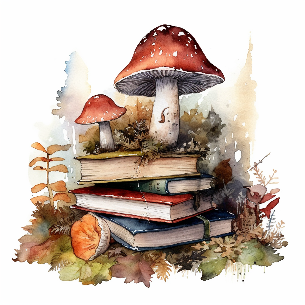 mushroom home cliparts