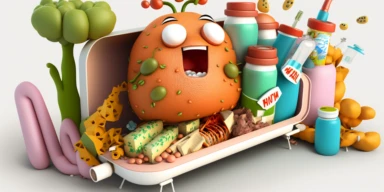 3D Cartoon clipart mascot in form of vegetables hospital full of tubes and receiving artificial nutrition by tube,transparent background, 128K super mega pixel, insane detail, hyper-detailed, with huge details,UHD, 8K