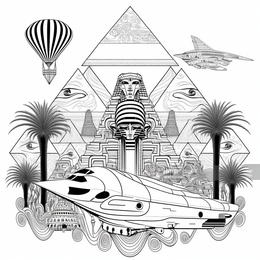 egyptian pyramid clipart