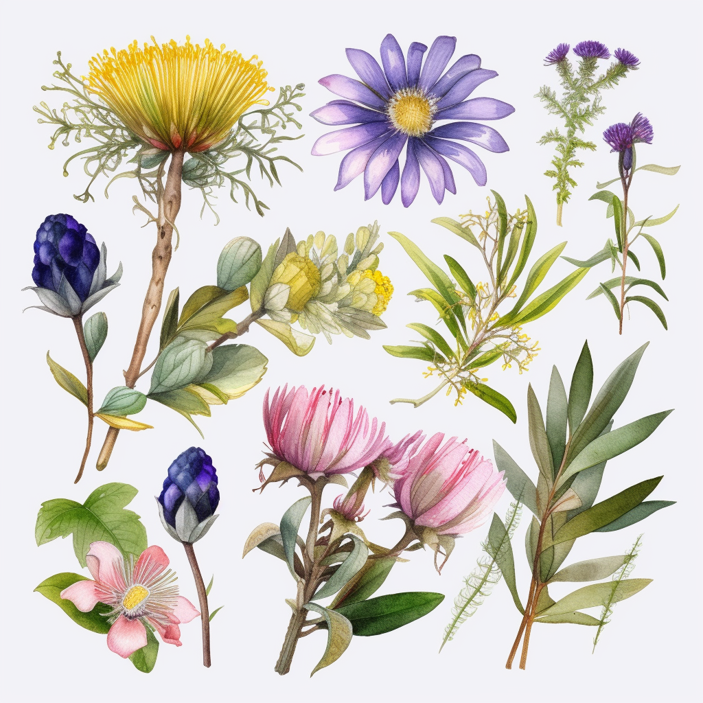 art clips of flowers