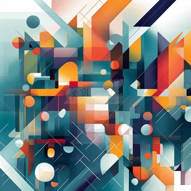 abstract vector graphic drawing close up of a colorful geometric shapes combination with a white background, james gilleard and james jean, escher, trending on artisation, by Sam Spratt, dan mcpharlin: : clipart icon, simple gradient color from gray to metalic blue, vector - based, sharp border, plane color and very defined