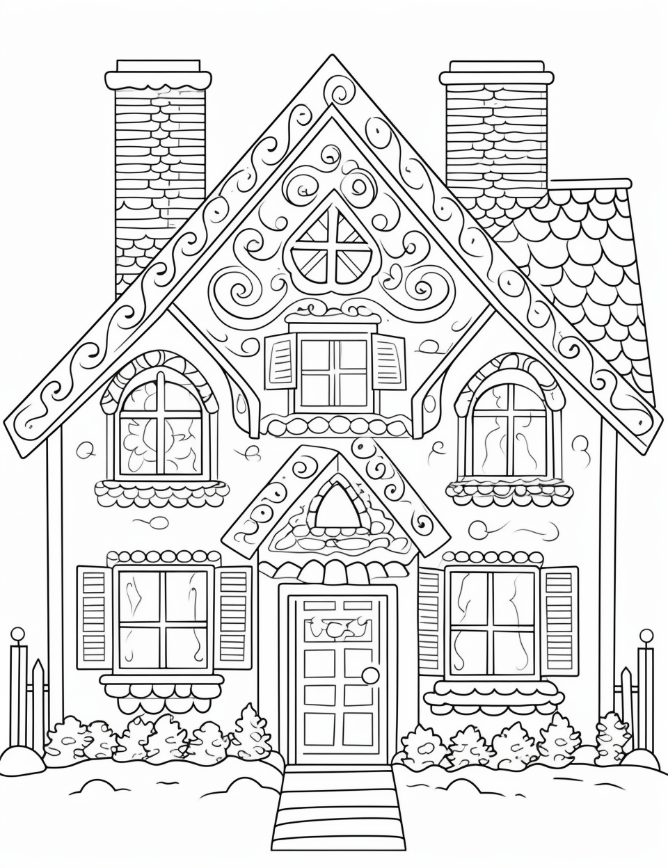 gingerbread house clip art