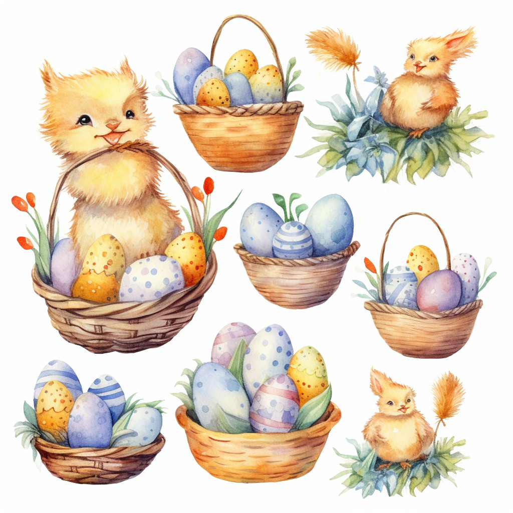 cute chicken cliparts