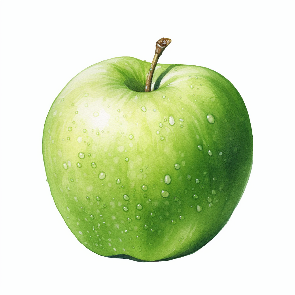 green apple clipart