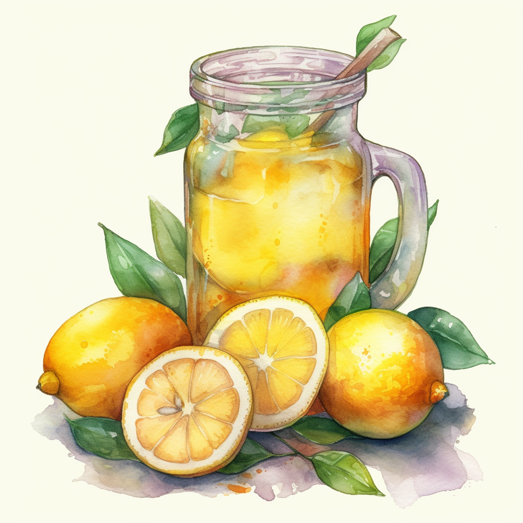 lemon juice cliparts
