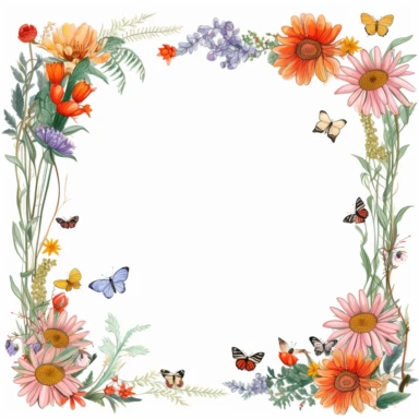 free printable frame clipart png on line printable frame clipart free, in the style of stephanie pui-mun law, made of insects, sopheap pich, jean jullien, pastel, flower power, khmer art