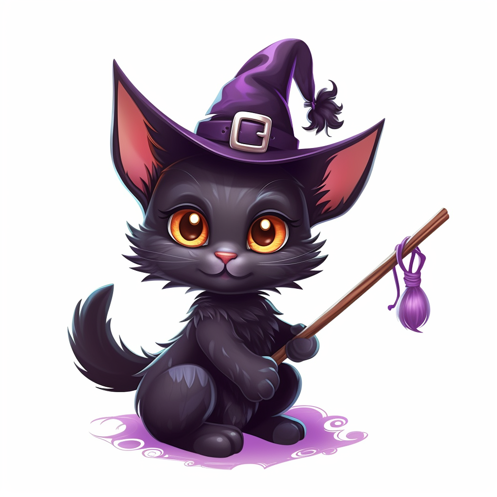black broom cliparts