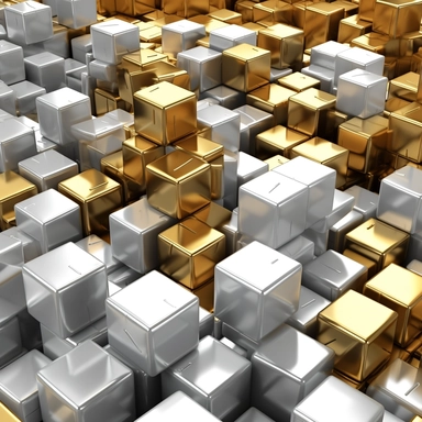 Gold Platinum. Silver or white gold platinum blocks cubes background. Modeling 3d illustration. wealth rich mining bitcoin concept . Money growing business finance success clipart: box, three-dimensional, gold, cube, success, abstract, background, block, design, element