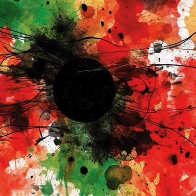 watercolor,hd, clipart, abstract art, celebrating Juneteenth, red, black, green--s 250