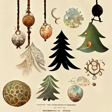 Children Logo Design [ Christmas clipart by Eyvind Earl] victorian ornaments graphic friendly texture soft shade intricate details illustration concept art magic realistic playful kids character childhood nature fine ink detailes extreme detailed no backwards full focus 200 mm +3dmax +uhd +8k