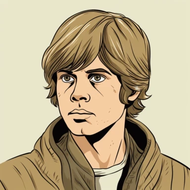 young luke skywalker clipart