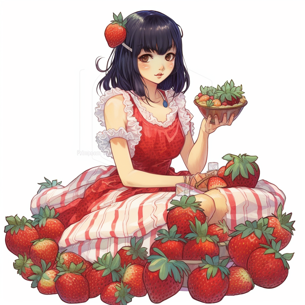 Strawberry Anime Laptop Wallpapers - Wallpaper Cave